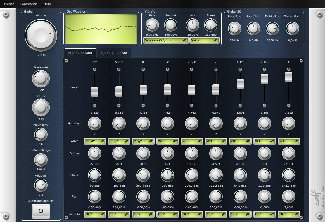 tonegenerator send frequency tonegenerator send frequency